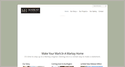 Desktop Screenshot of markayhomes.com